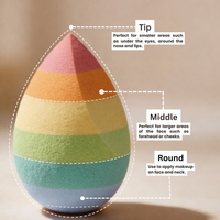 SilkLush Pro Beauty Blender - Rainbow