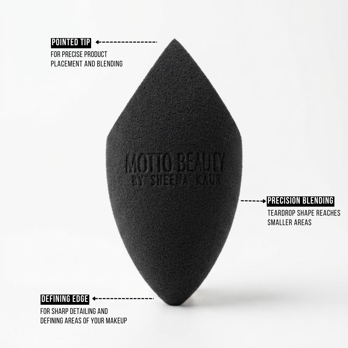 SilkLush Pro Beauty Blender - Rocket Shape