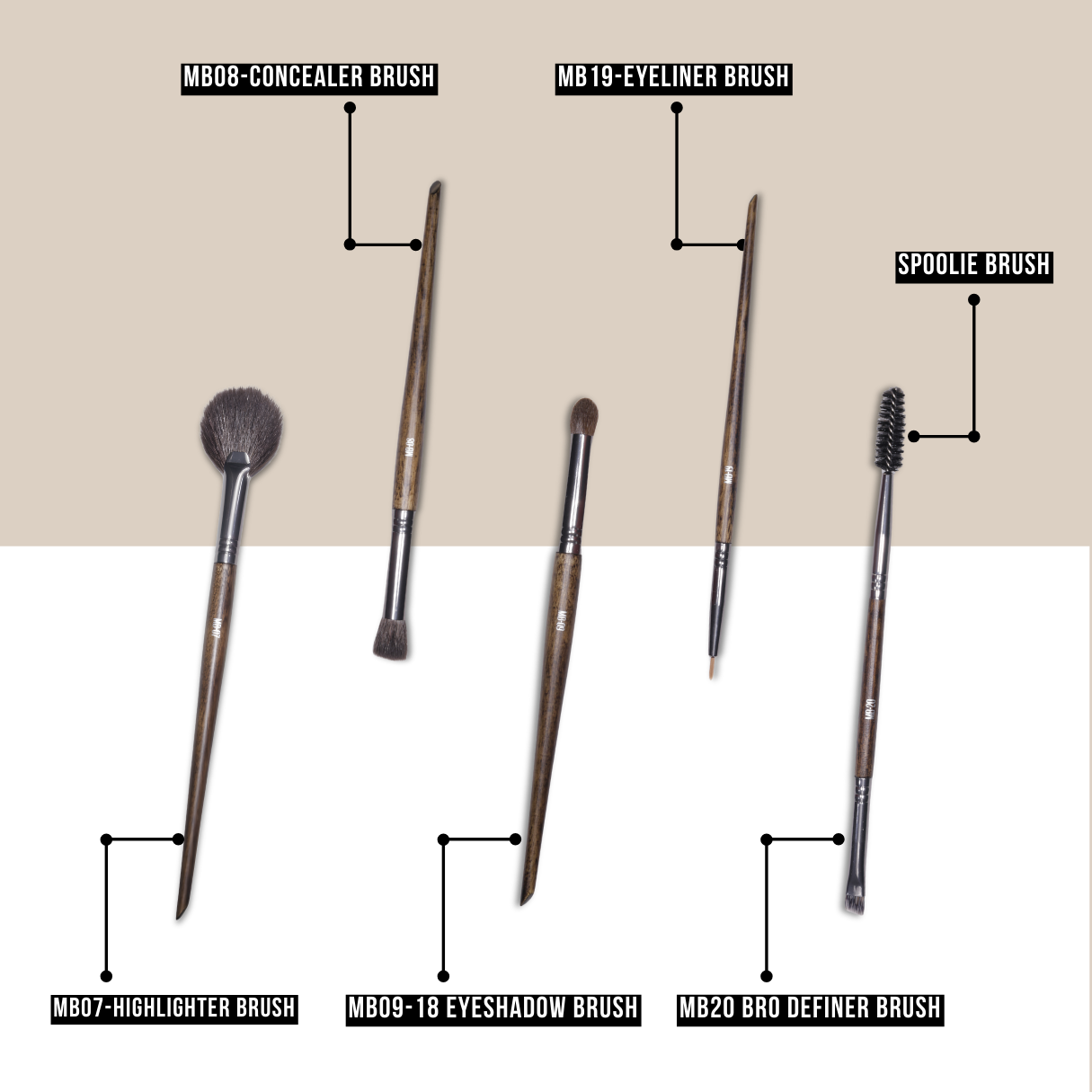 SKM Pro Series 20 Brushes