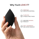 SilkLush Pro Beauty Blender - Rocket Shape